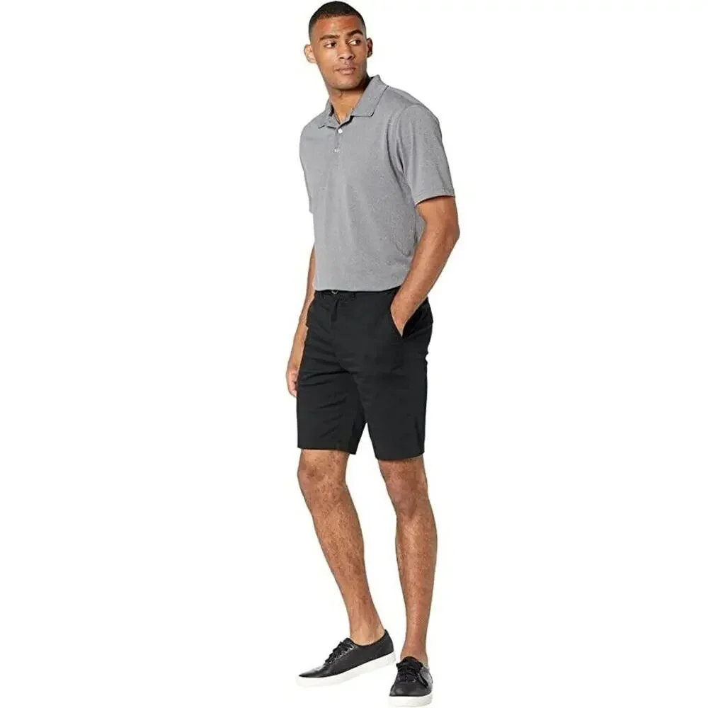 Billabong Men's Black Twill Stretch Cotton Blend Carter Chinos Shorts Size 30